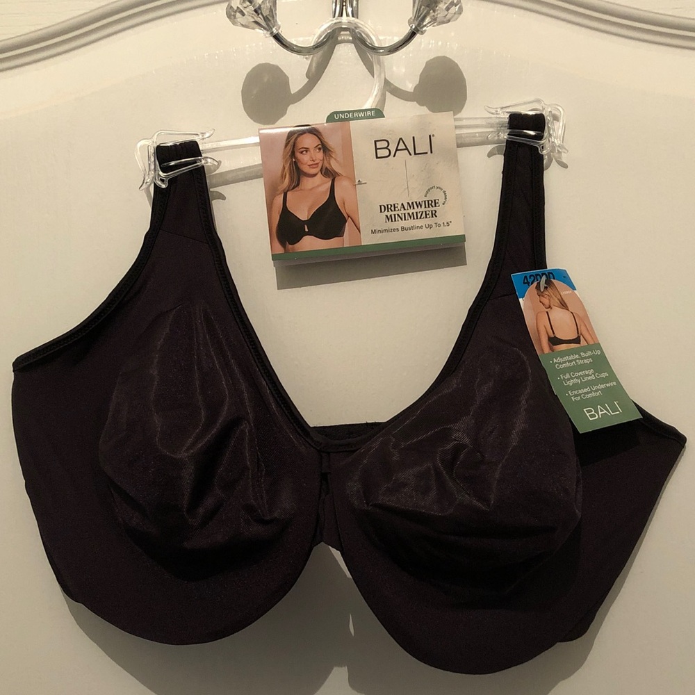 Bali Dreamwire Minimizer Underwire Bra - Black